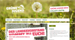 Desktop Screenshot of gruene-jugend-nrw.de